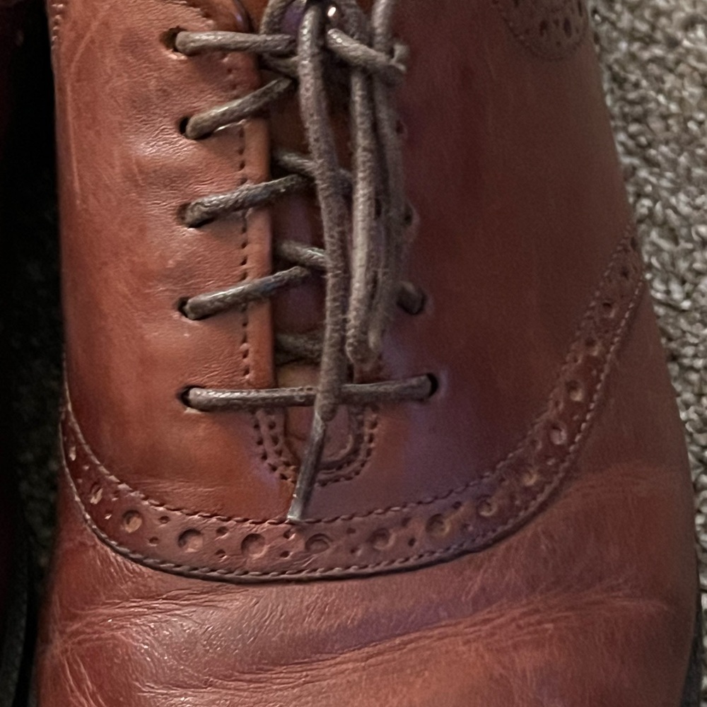 Cole Haan Brown Leather Oxfords size 10.5 - Picture 2 of 8